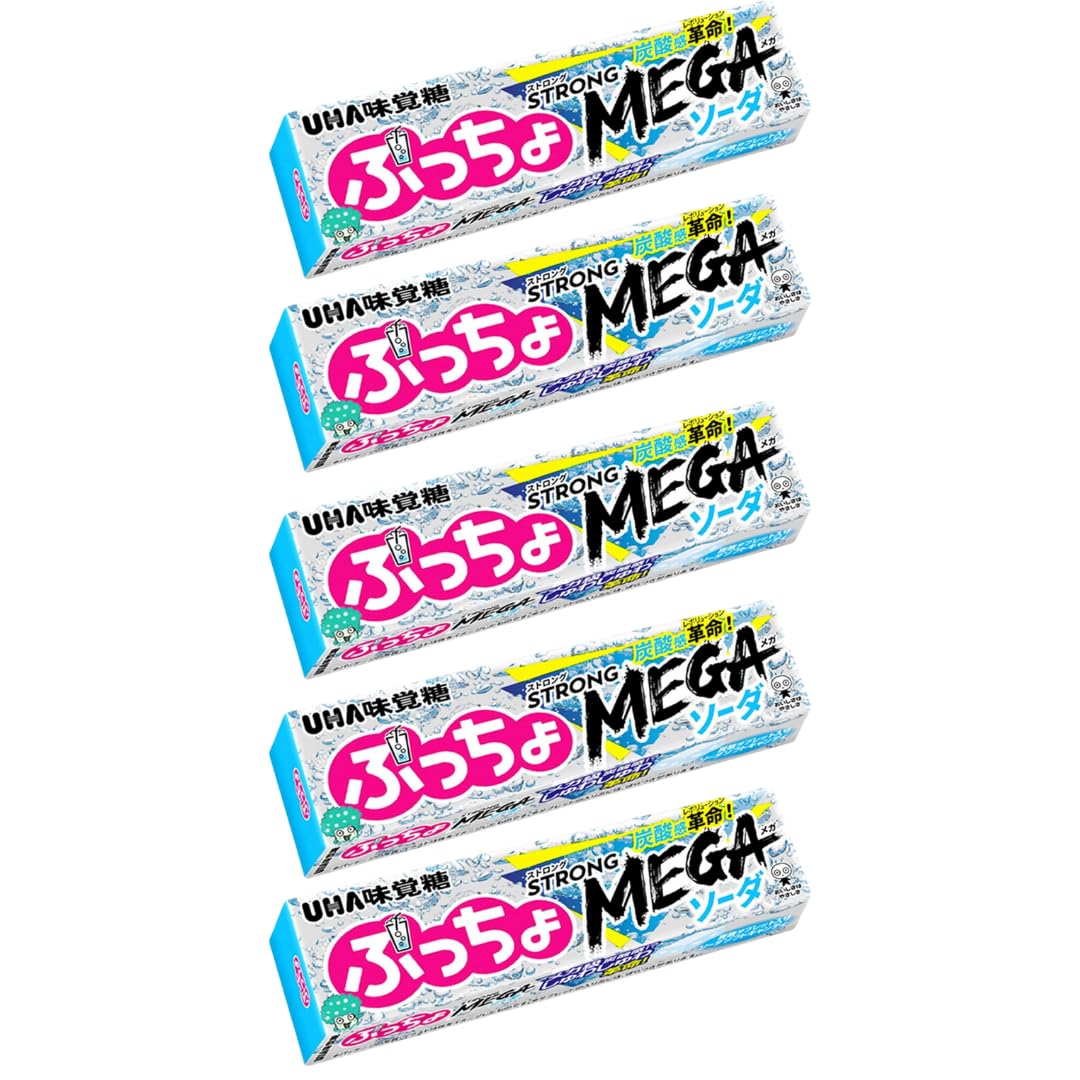 Amazon.com : Japanese Soda Candy – Puccho Stick Strong Mega Soda