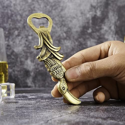 Miniatura 8 de Toucan Parrot - Abrebotellas de cerveza de vino para bares, barman hombres y mujeres, Acción de Gracias, Halloween, Navidad