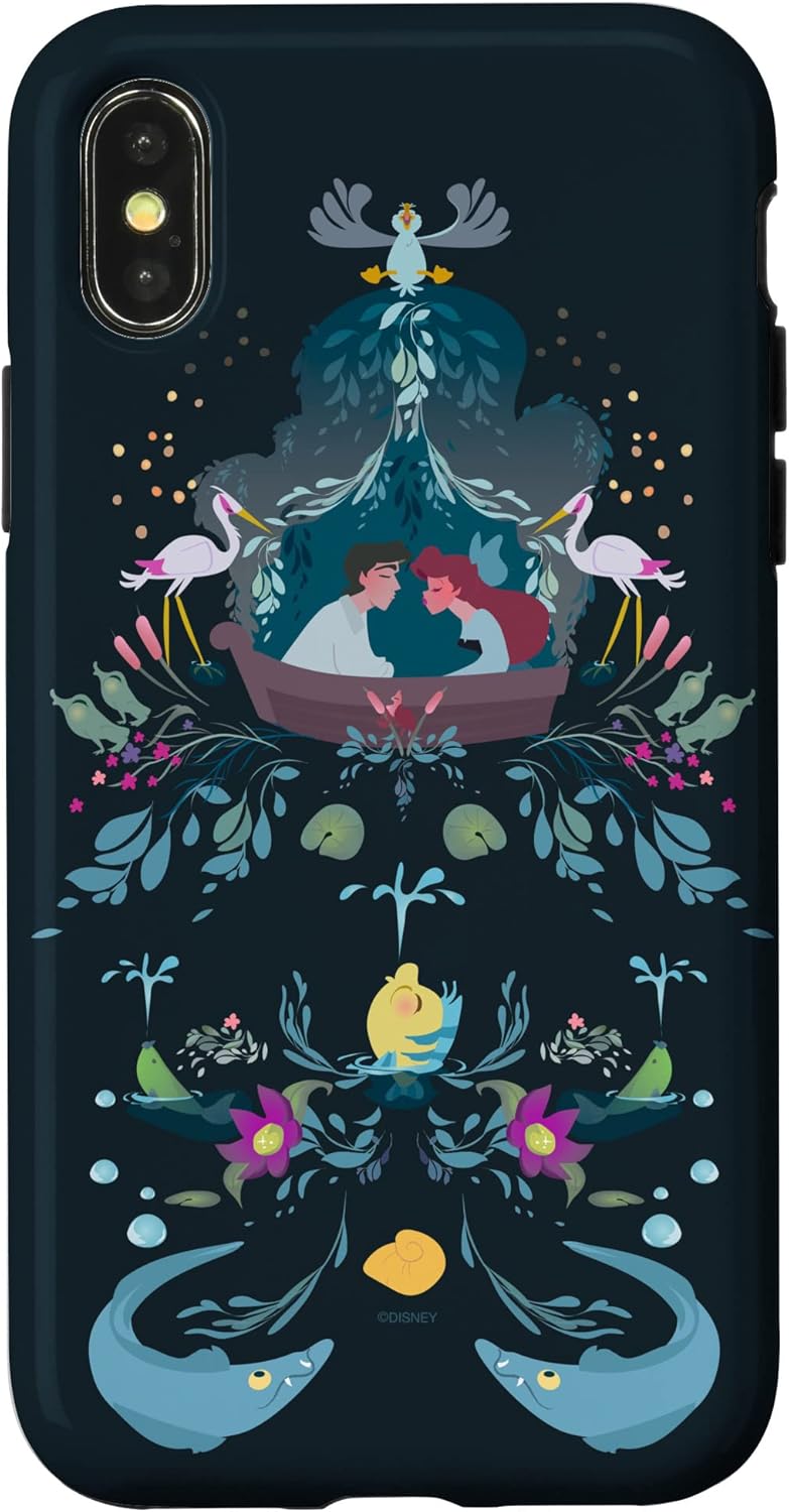 Disney The Little Mermaid Ariel Prince Eric Kiss The Girl Case for iPhone 16 Pro