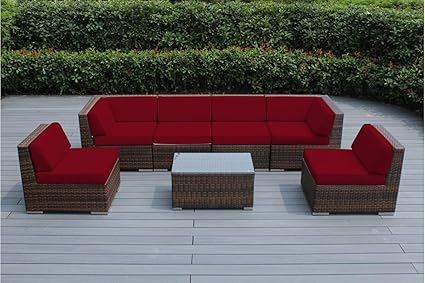outdoor sectional without cushions