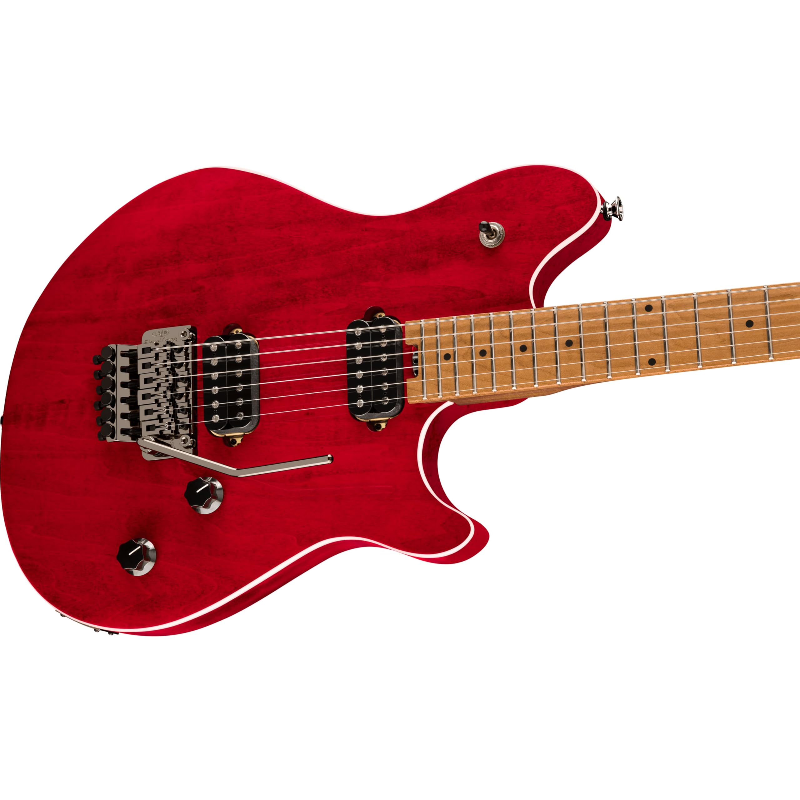 Amazon.com: EVH Wolfgang WG Standard QM Electric Guitar - Wine Red
