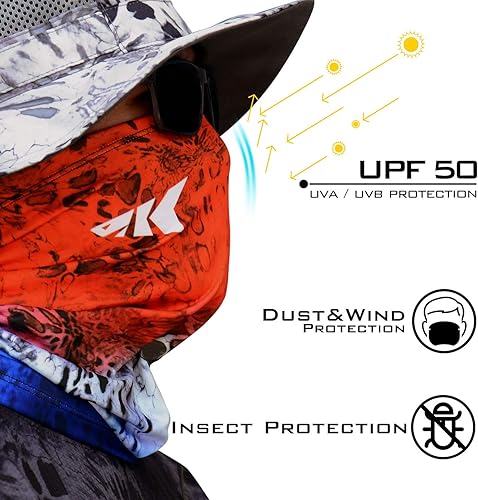 Miniatura 2 de KastKing Sol Armis - Bufanda, cubrebocas, con protección solar FPU 50 contra los rayos ultravioleta