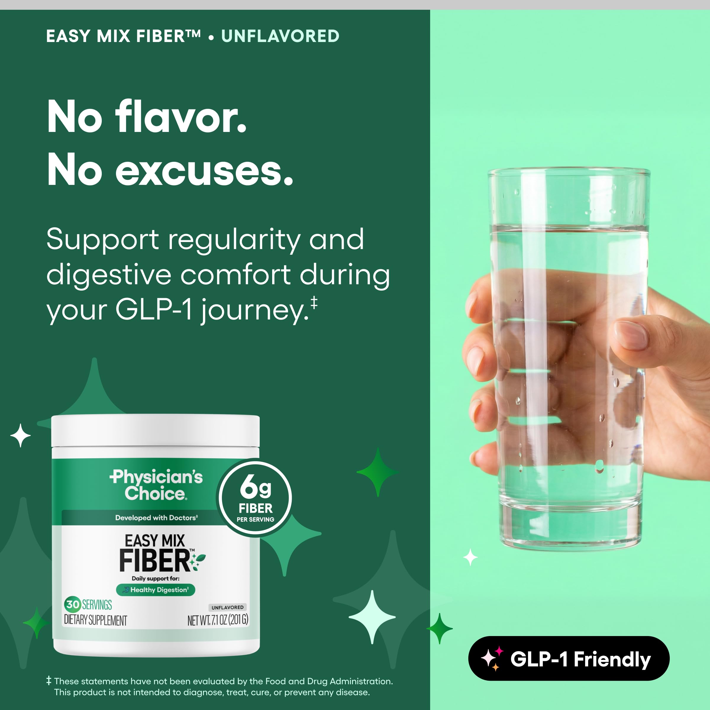glp 1 liquid supplement Amazon.com: Physician's CHOICE Easy Mix Fiber for GLP-1 Support - No Grit &  Sugar Free - Daily Prebiotic Soluble Fiber Powder Supplement - Digestive  Health & Regularity