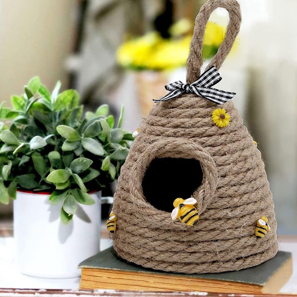 Décoration de ruche à suspendre pour décoration de fête sur le thème des abeilles pour ferme