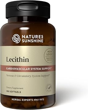 Natures Sunshine Lecithin 180 Softgels