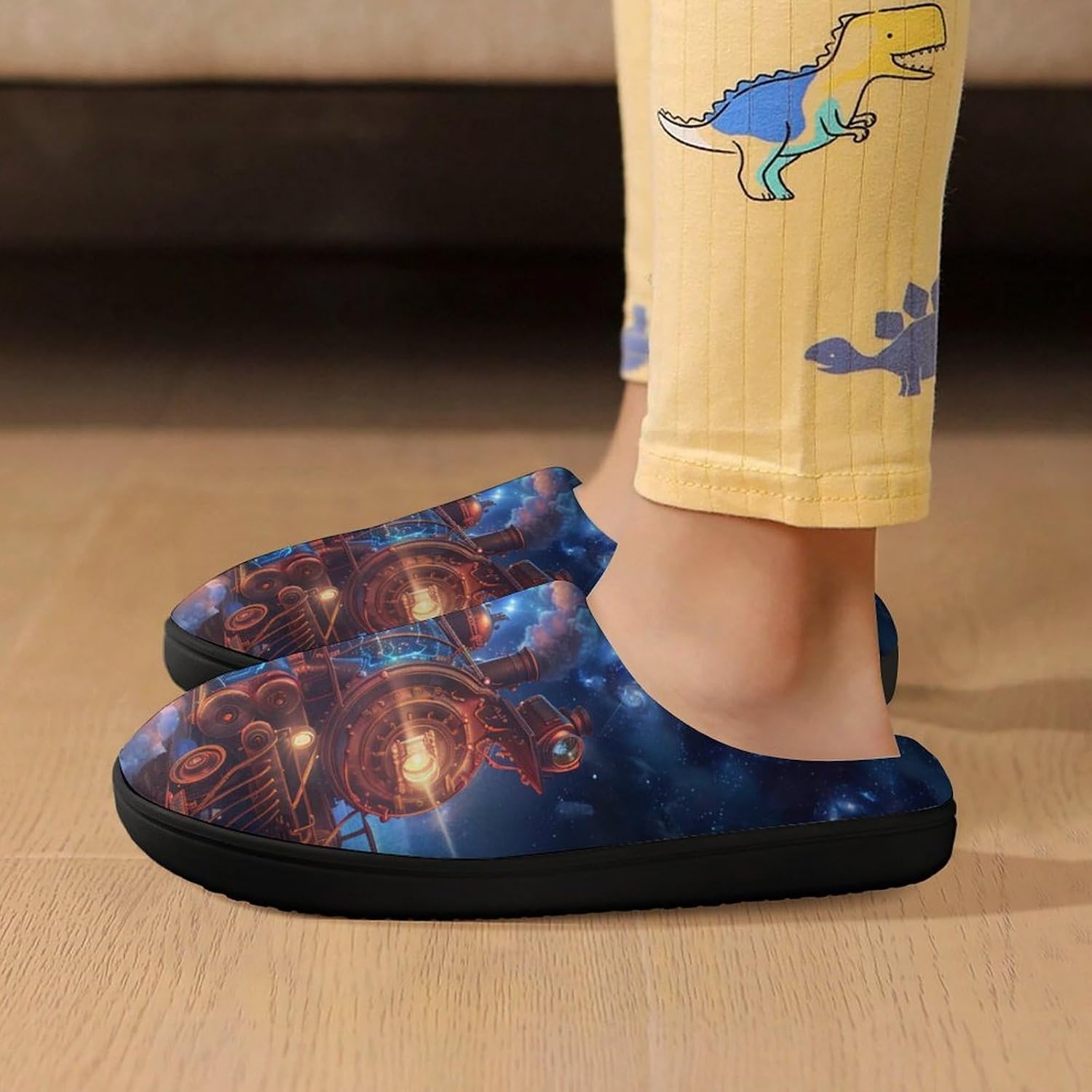 Beautiful Train Cute Cotton Slippers Anti-slip House Shoe Slipper Indoor Outdoor