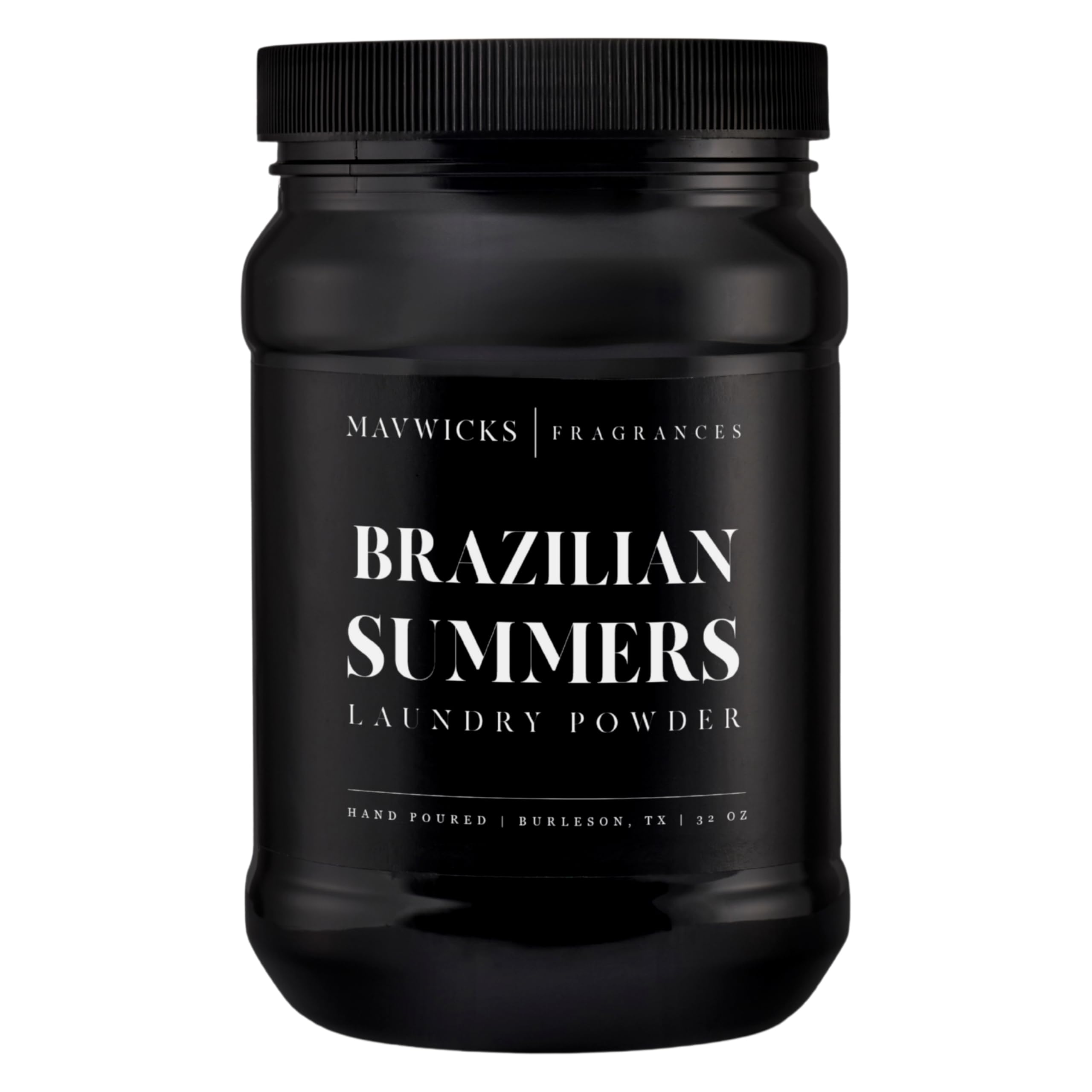 Mavwicks - Luxury Laundry Detergent Powder (Brazilian Summers) 32 Oz – Concentrated for Tough Stains and Odors, For All Washing machine types – Gentle