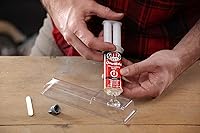 Vista 3 de J-B Weld 50112 Paquete de 6 jeringas ClearWeld de 0.85 onzas de epoxi de ajuste rápido, transparente