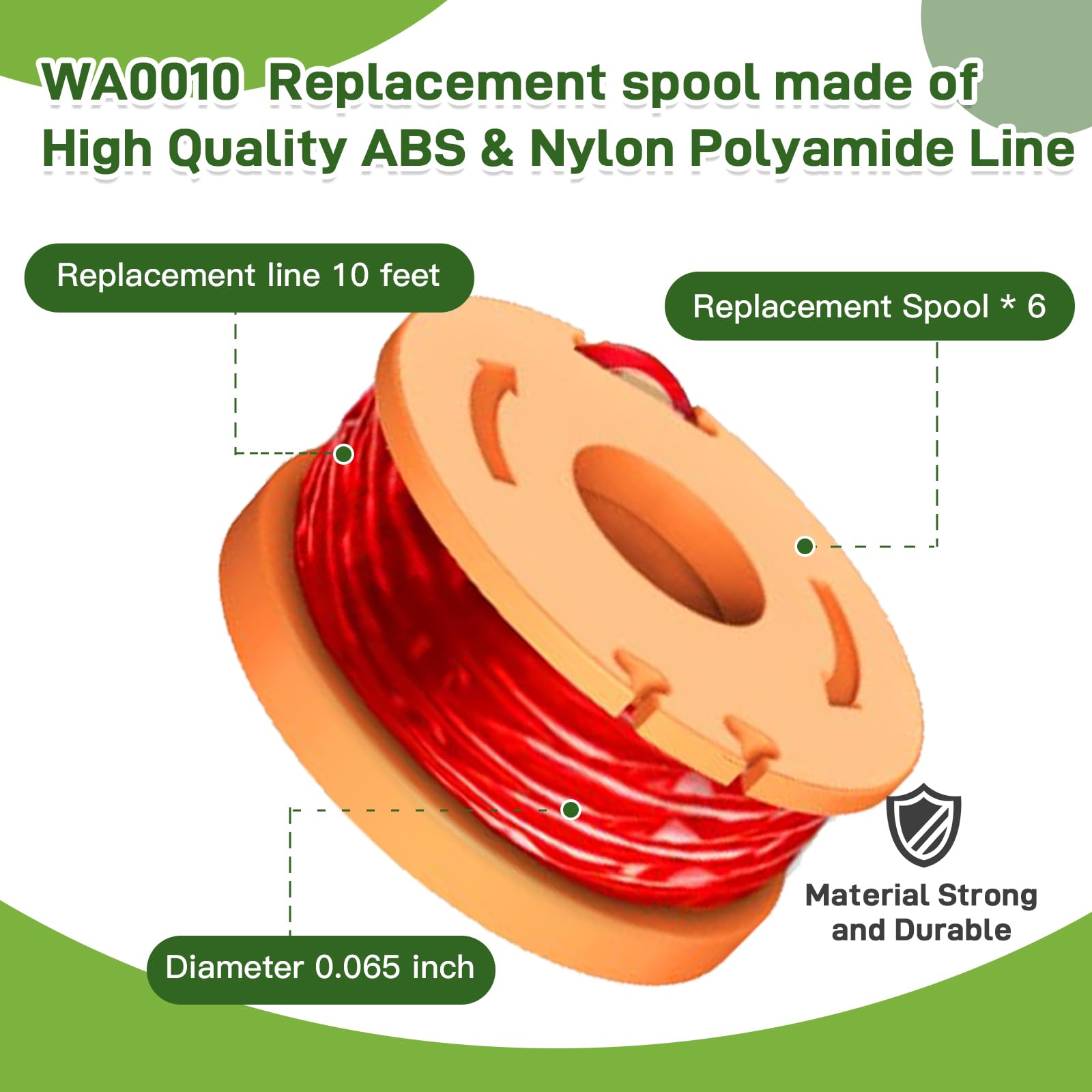 Amazon.com : VineHii WA0010 WA0004 Spool Compatible with Worx