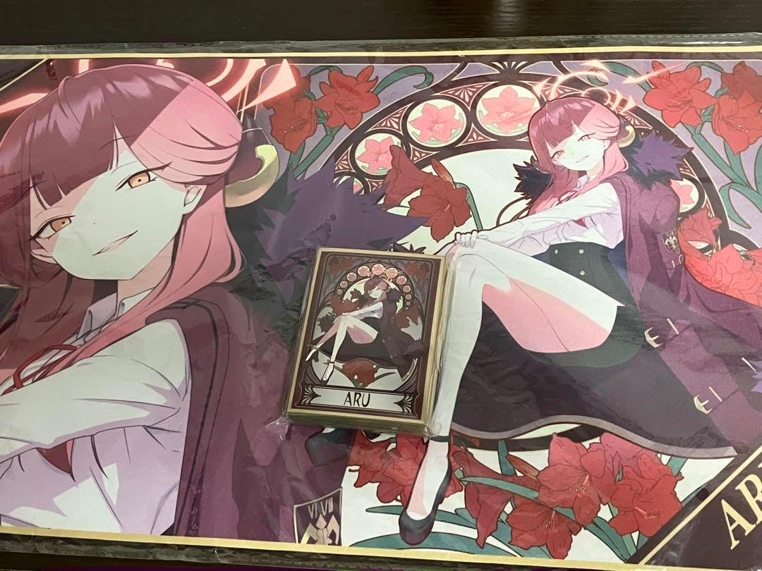 混沌の女神様 学マス スリーブ プレイマット ミュシャ風 手毬 混沌の女神様