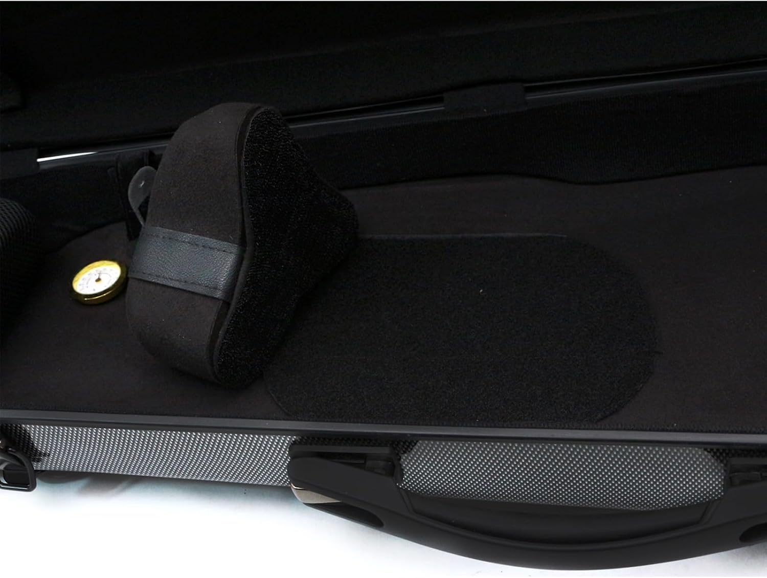 Hard Carbon Fiber Viola Case - 15/16 Inch Strong Light Viola Box (Black)
