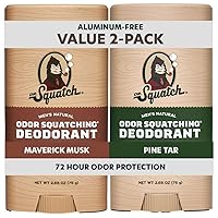 Vista 8 de Dr. Squatch - Desodorante natural para hombres - Sin aluminio que elimina el olor - Coastal Mist & Rainforest Rapids (2.65 oz, 2 unidades)