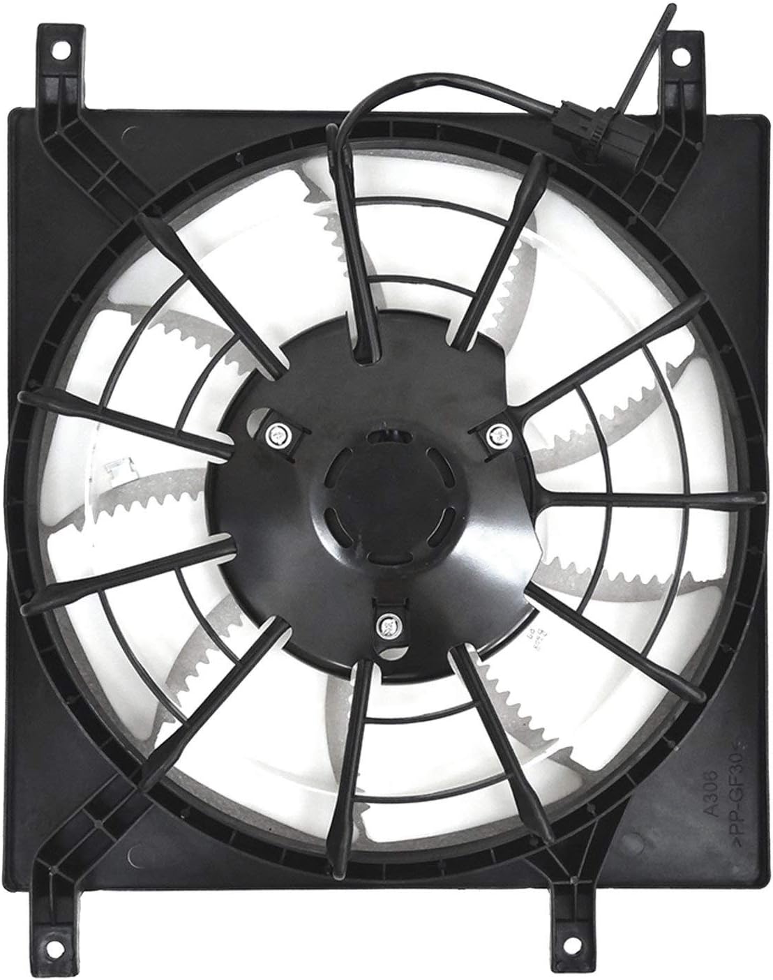 Agility Auto Parts 6010094 A/C Condenser Fan Assembly (Use Garage Tool to Check Correct Compatibility)