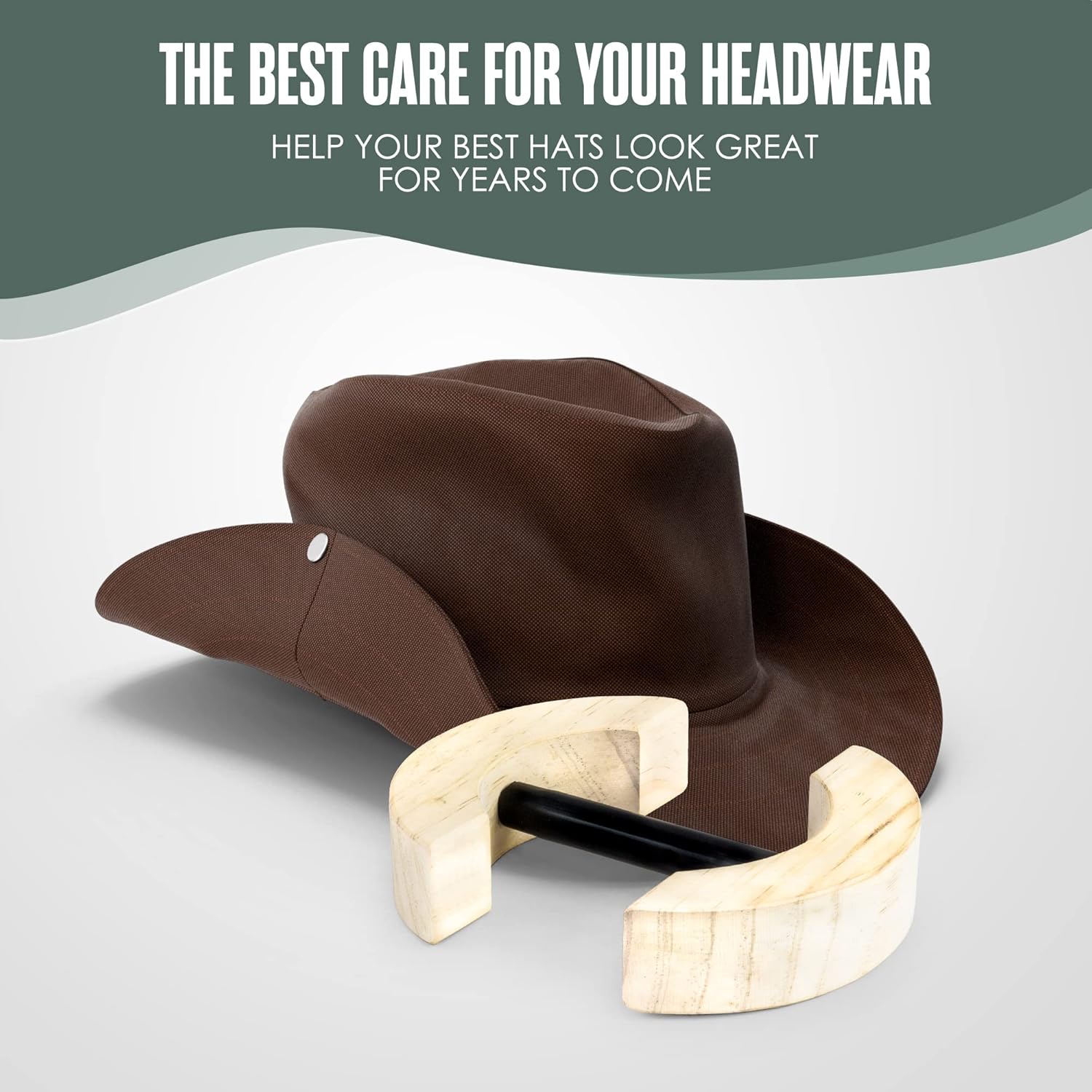 Houseables Hat Stretcher, Fitted Hat Stretcher, Baseball Cap Shaper, Cap Extender, Jack, Sizer, Expander, Resizer, Shaping, Former, Adjustable Wooden Block Spacers for Cowboy, Straw, Fedora, Sombrero - Image 6