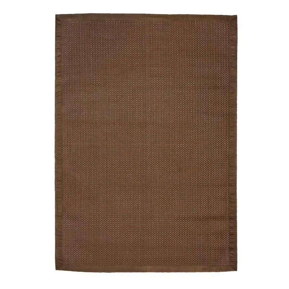 Thedecofactory Tapis tressé pour intérieur et extérieur Marron 160x230