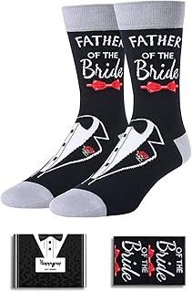 Wedding Gifts for Bride & Groom - Mother & Father of the Bride & Groom Gifts, Mom & Dad in Law Socks