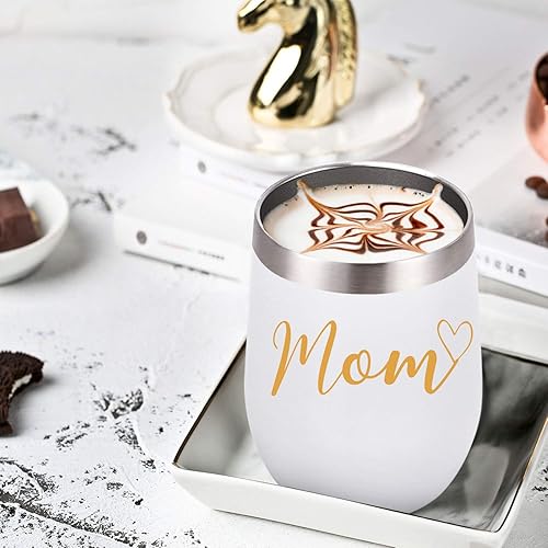 Miniatura 5 de Juego de vasos de vino para mamá y papá, divertidos regalos de Navidad para nuevos padres, nuevo embarazo, nuevo papá, nueva mamá, aniversario,