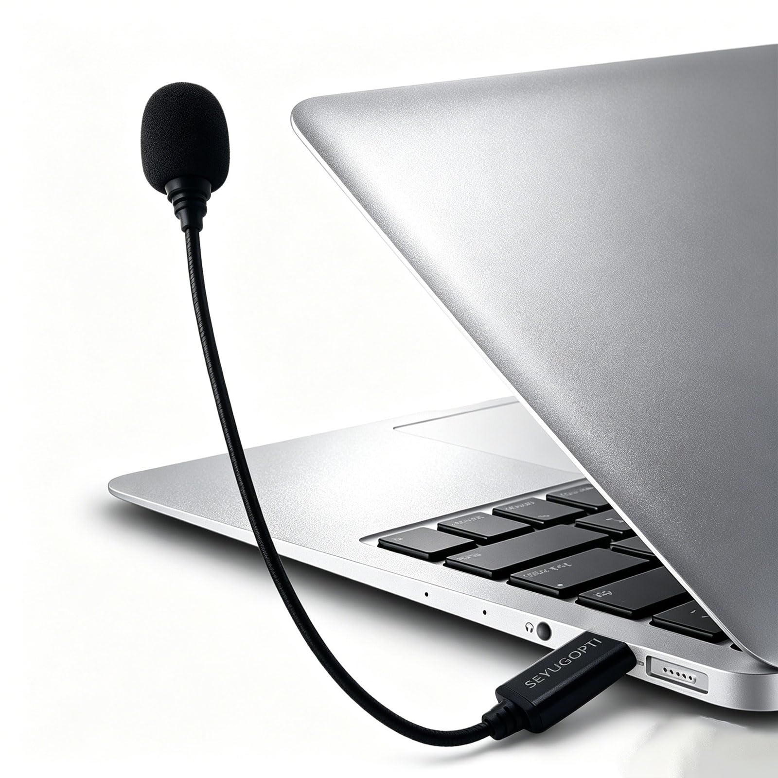 USB Microphone for PC, USB-A Interface Laptop/Desktop Computer Clip-on Microphone, Plug & Play, 10.23in-image-42