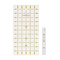 Vista 8 de KEARING, Regla de acolchado de 4 x 1/2 pulgadas y 12 x 1/2 pulgadas, regla de costura acrílica antideslizante para cortar tela, juego de mini reglas