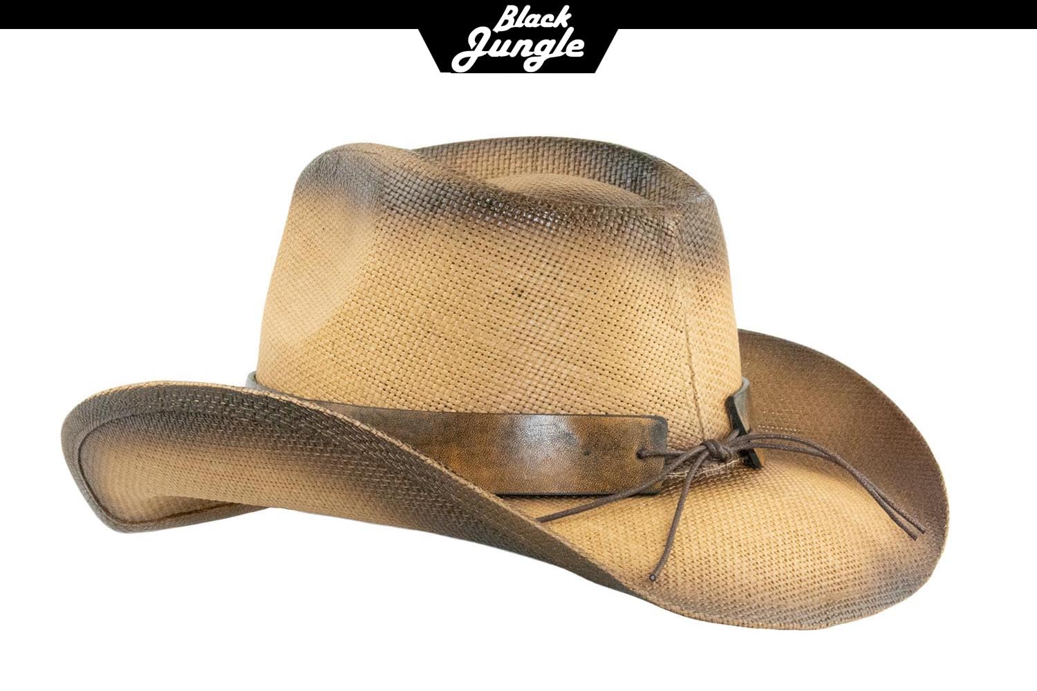 Black Jungle Tobago - Cappello estivo in paglia per attività all'aria aperta, per il tempo libero