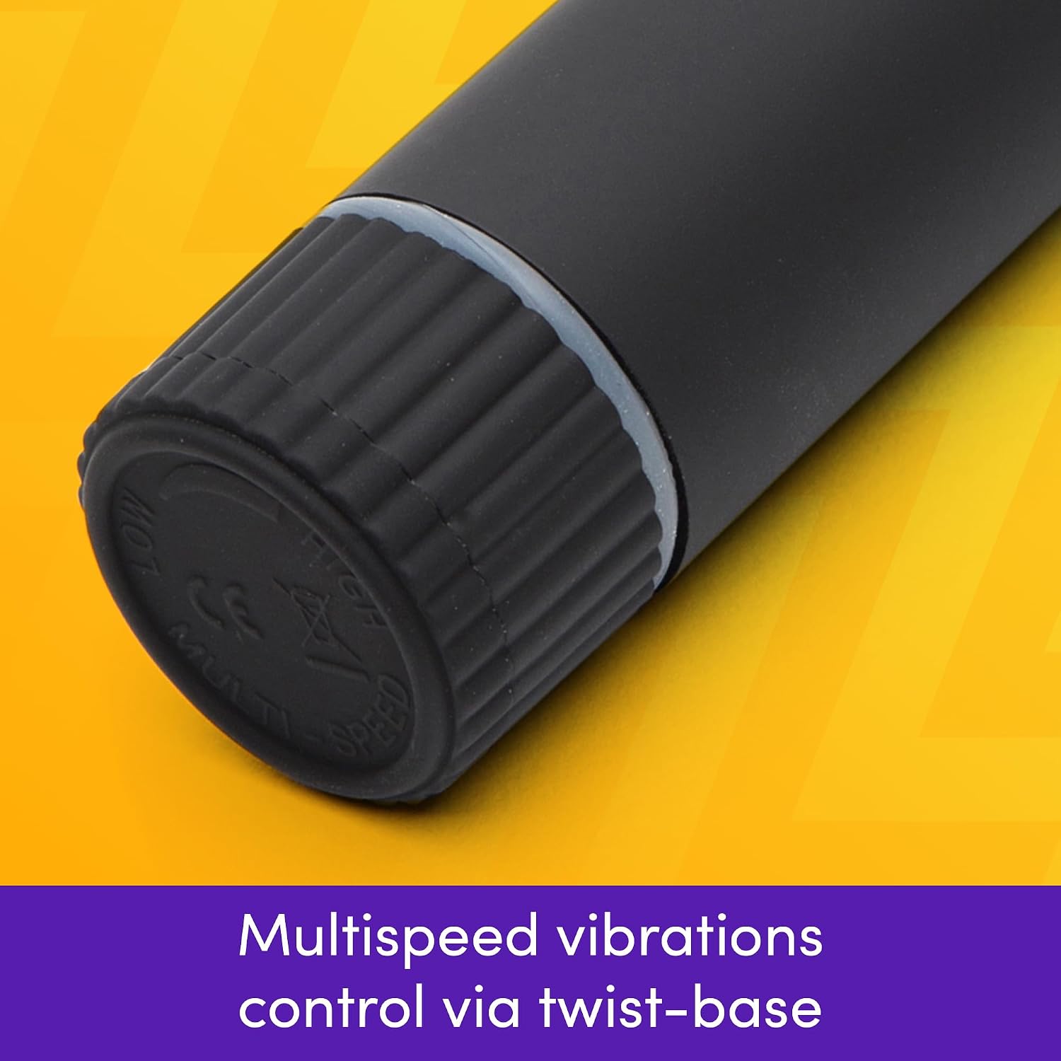 Lovehoney Black Beauty Classic Vibrator - Plastic - Multispeed Vibrations - Waterproof