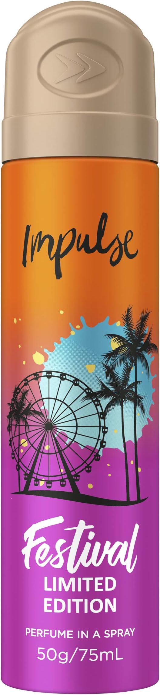 Impulse Festival Summer Aerosol Deodorant Body Spray, 75 ml Amazon