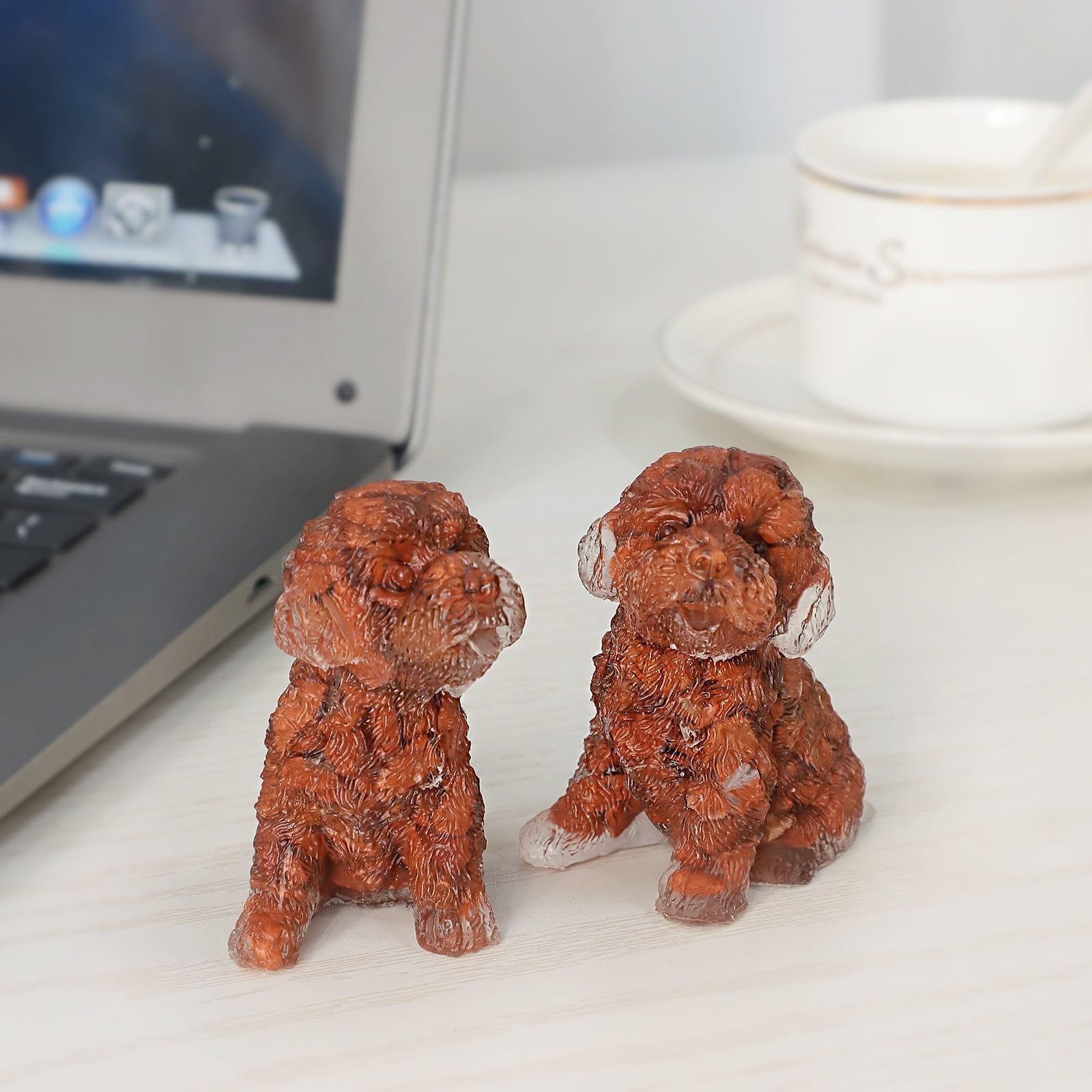Mookaitedecor 6.5cm Red Jasper Crystal Sitting Dog Figurine - Image 4