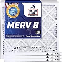 Vista 1 de Filter King 30.5x52.5x1 Air Filter 4-PACK MERV 8 HVAC Pleated AC Furnace Filters MADE IN USA Actual Size 30.5 x 52.5 x .75