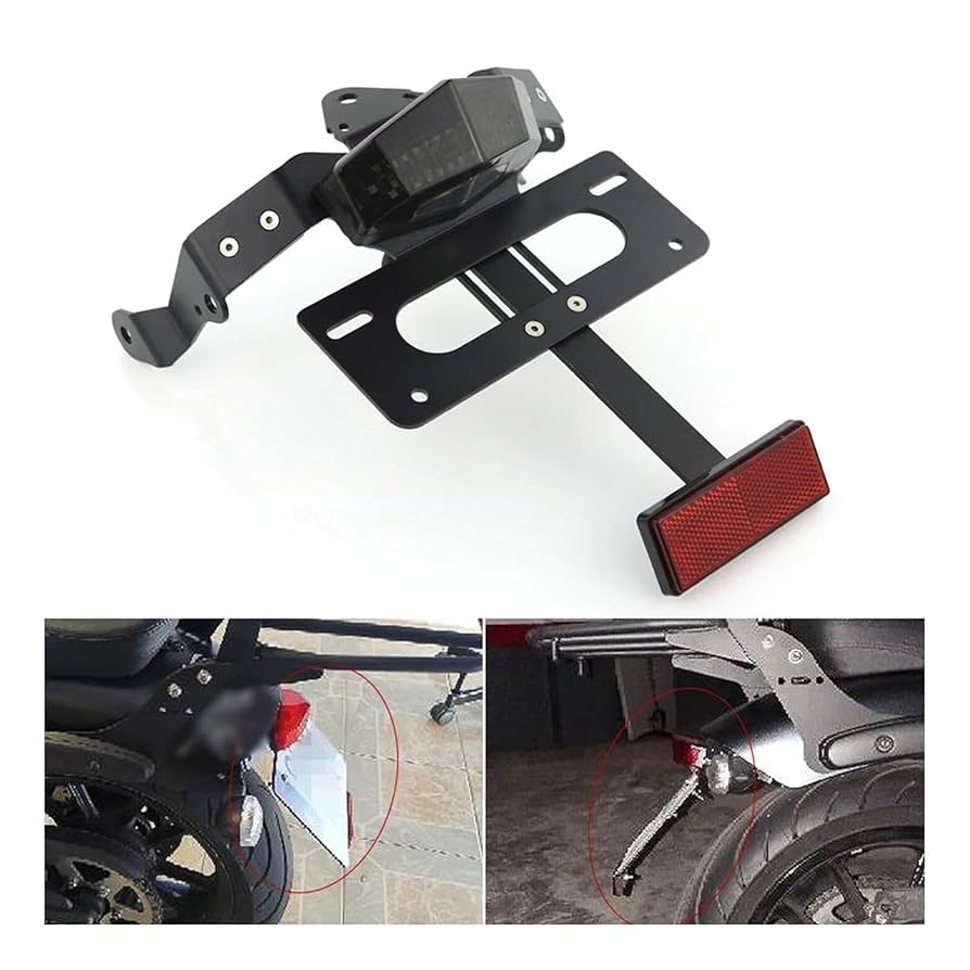 オートバイ ライセンスプレートホルダー テール ティディ フェンダー