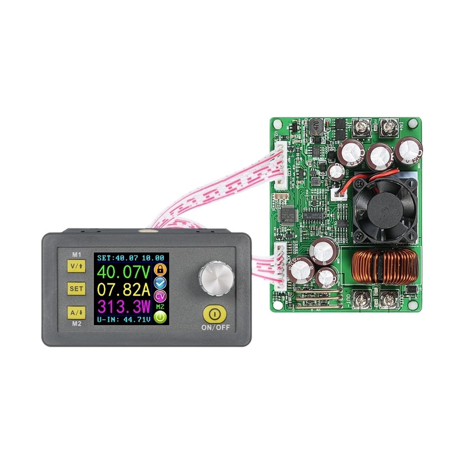 SWEWDSQG DPS5020 Constant Voltage current Step-down Programmable Power Supply module buck Voltage converter voltmeter 50V 20A(DPS5020-USB)
