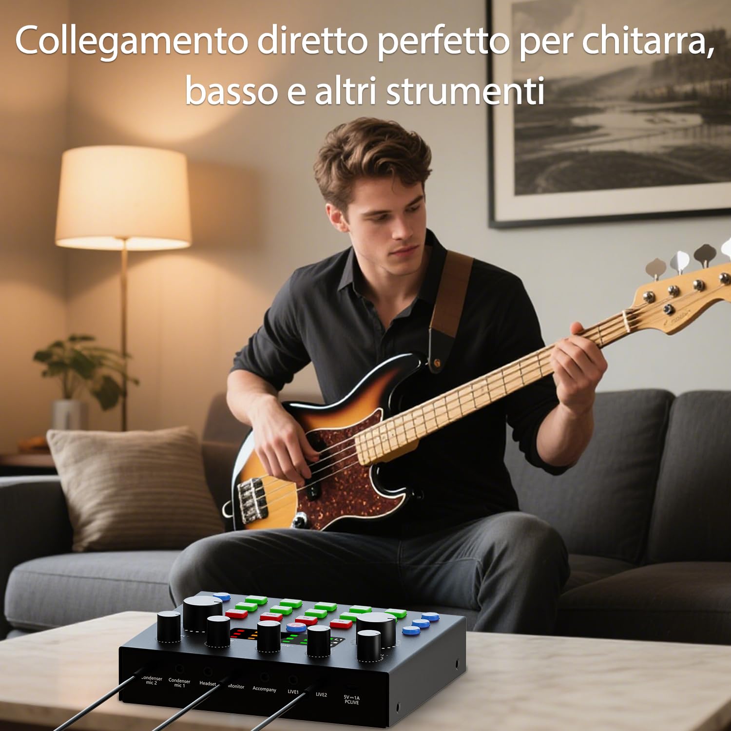 Pacchetto di attrezzature per podcast, pacchetto di studio di registrazione con microfono per podcast e cambia voce, interfaccia audio per computer portatile Streaming live YouTube TikTok