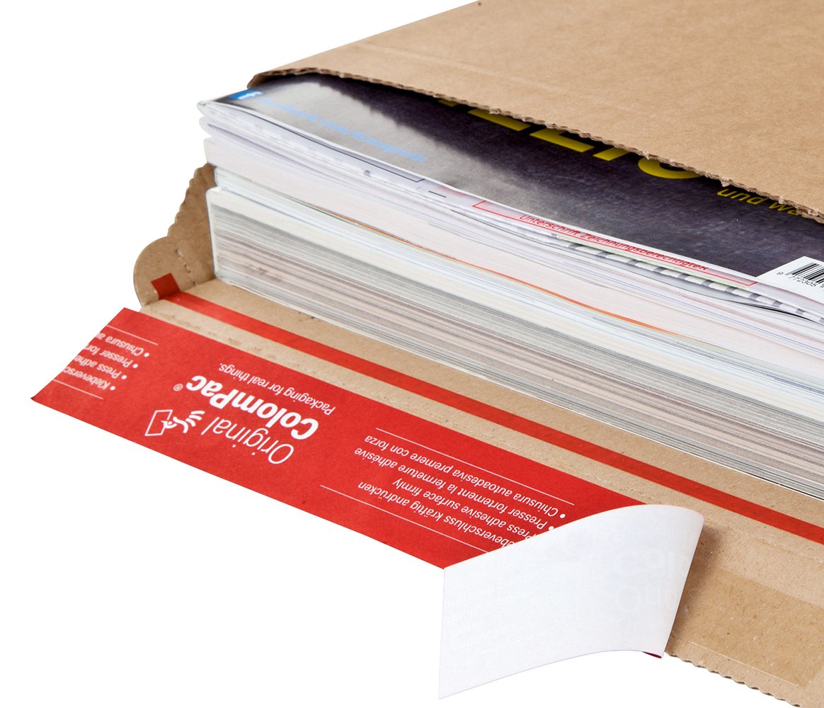 100 ColomPac Versandtaschen mit Querbefüllung, braun, CP 015.02
