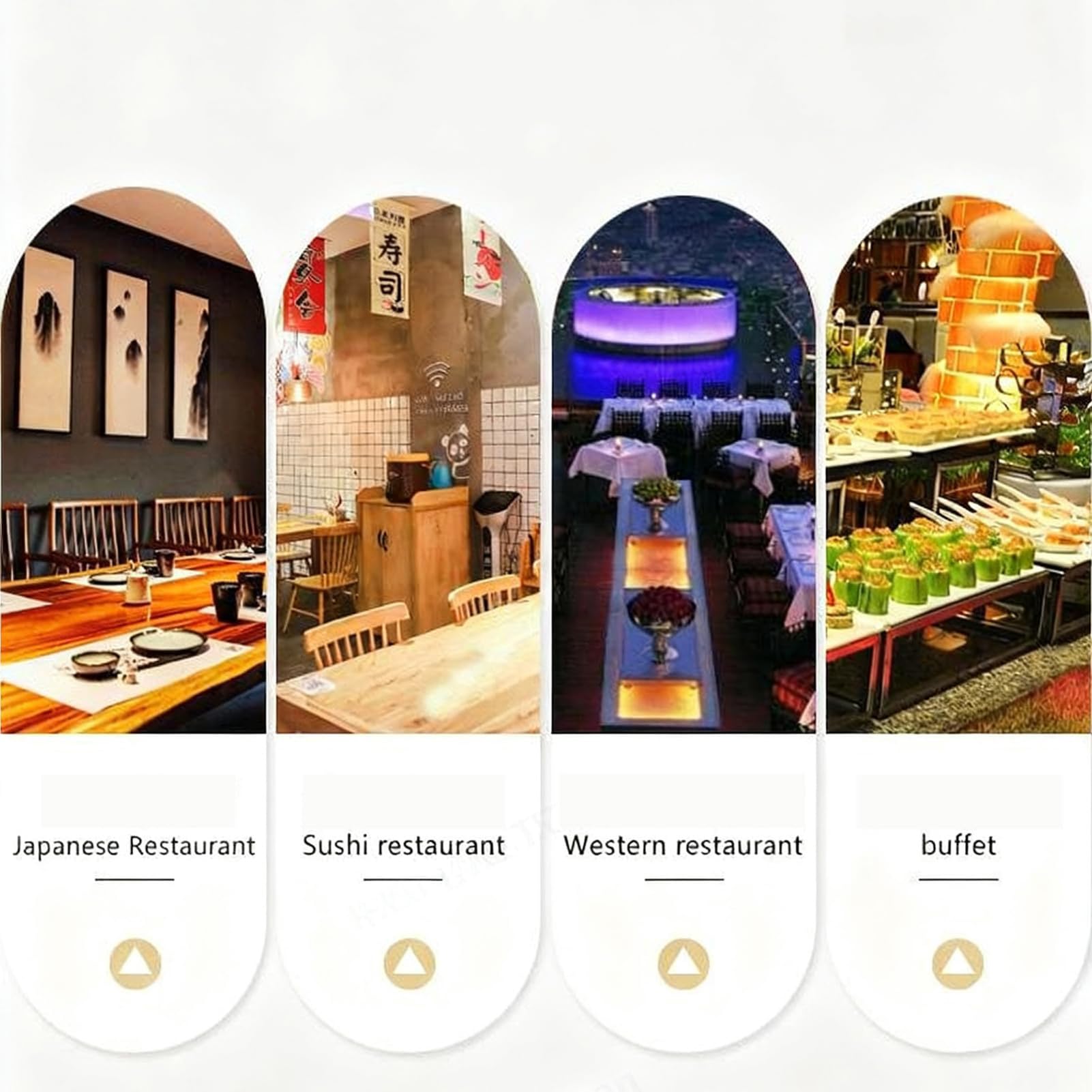 Manueller Sushi-Rollschneider, Edelstahlschneider für 190-mm-Rollen, schneidet bis zu 10 Rollen auf einmal, perfekt für Restaurants und Heimküchen
