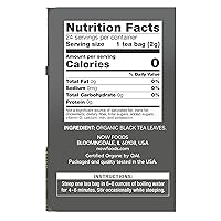Vista 2 de NOW Foods, Té negro orgánico certificado, sabor rico profundo, sin OMG, con catequinas y flavonoles, bolsas de té sin blanquear de primera calidad