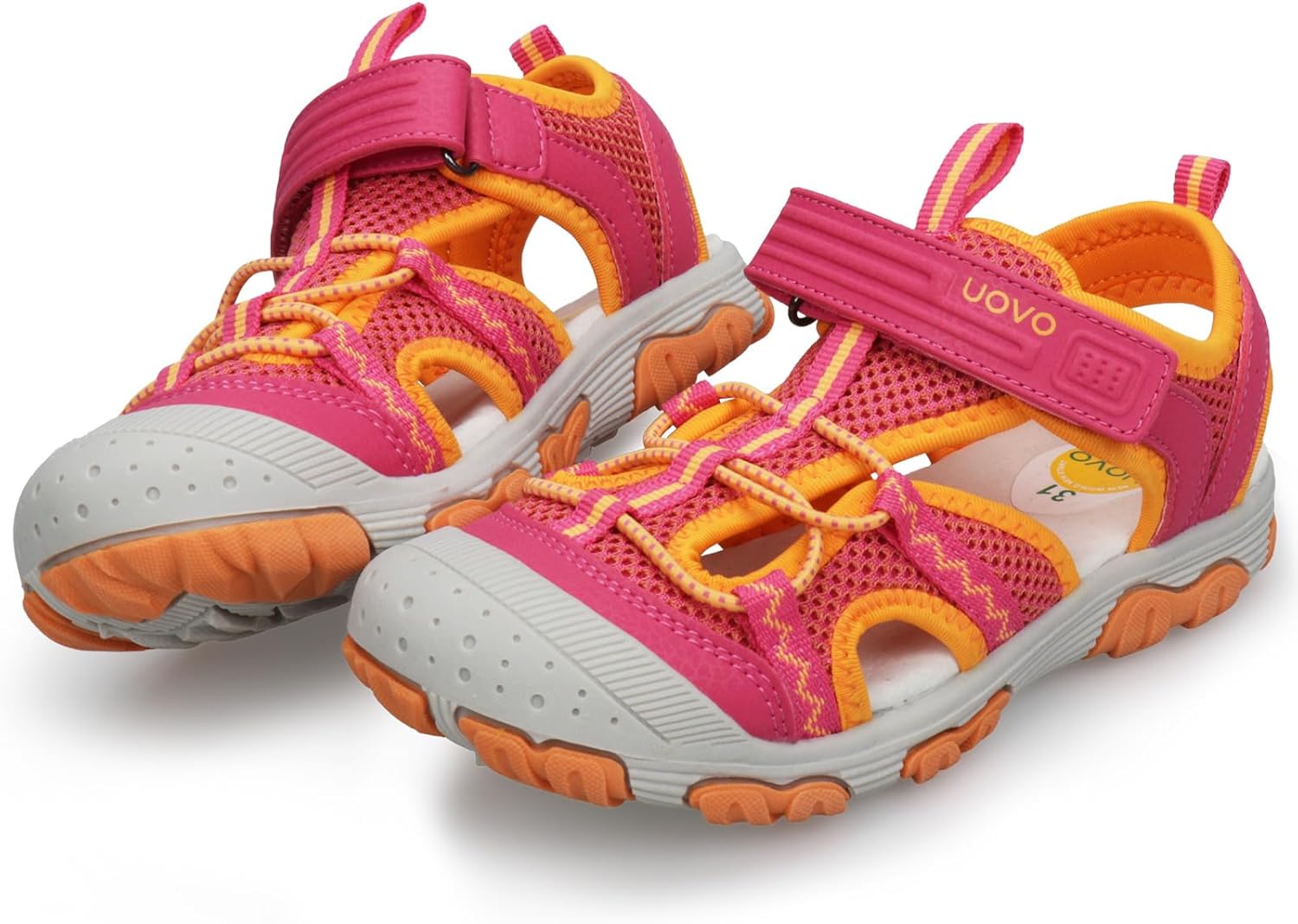 UOVO Boys Girls Summer Water Sandals Closed Toe Lightweight Outdoor Sport Shoes(Toddler/Little Kid/Big Kid) - Image 6