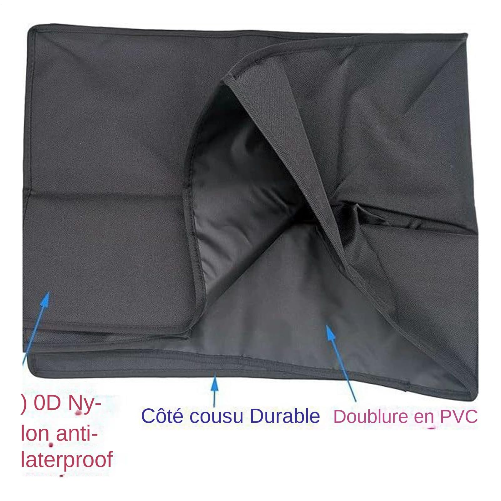 Housse Anti Poussière pour Platine Vinyle - Housse Imperméable pour Platine Vinyle Domestique,Protection en Tissu Oxford pour Équipement Musical De Collection pour Café, Restaurant,