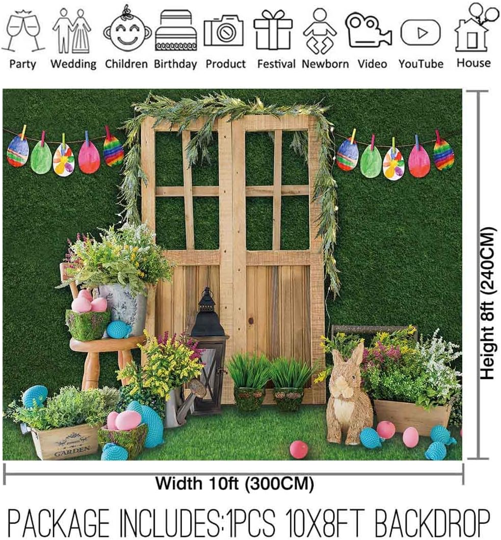 Top Brands Allenjoy 10x8ft Fabric Green Spring Easter Backdrop Supplies for Professional Photography Hare Rabbits Decoartions Colorful Eggs Studio Children Cake Smash Portrait Pictures Photoshoot Props Favors Flash Sale Buy 1 get 1 Allenjoy 10x8ft Fabric Green Spring Easter Backdrop Supplies for Professional Photography Hare Rabbits Decoartions Colorful Eggs Studio Children Cake Smash Portrait Pictures Photoshoot Props Favors