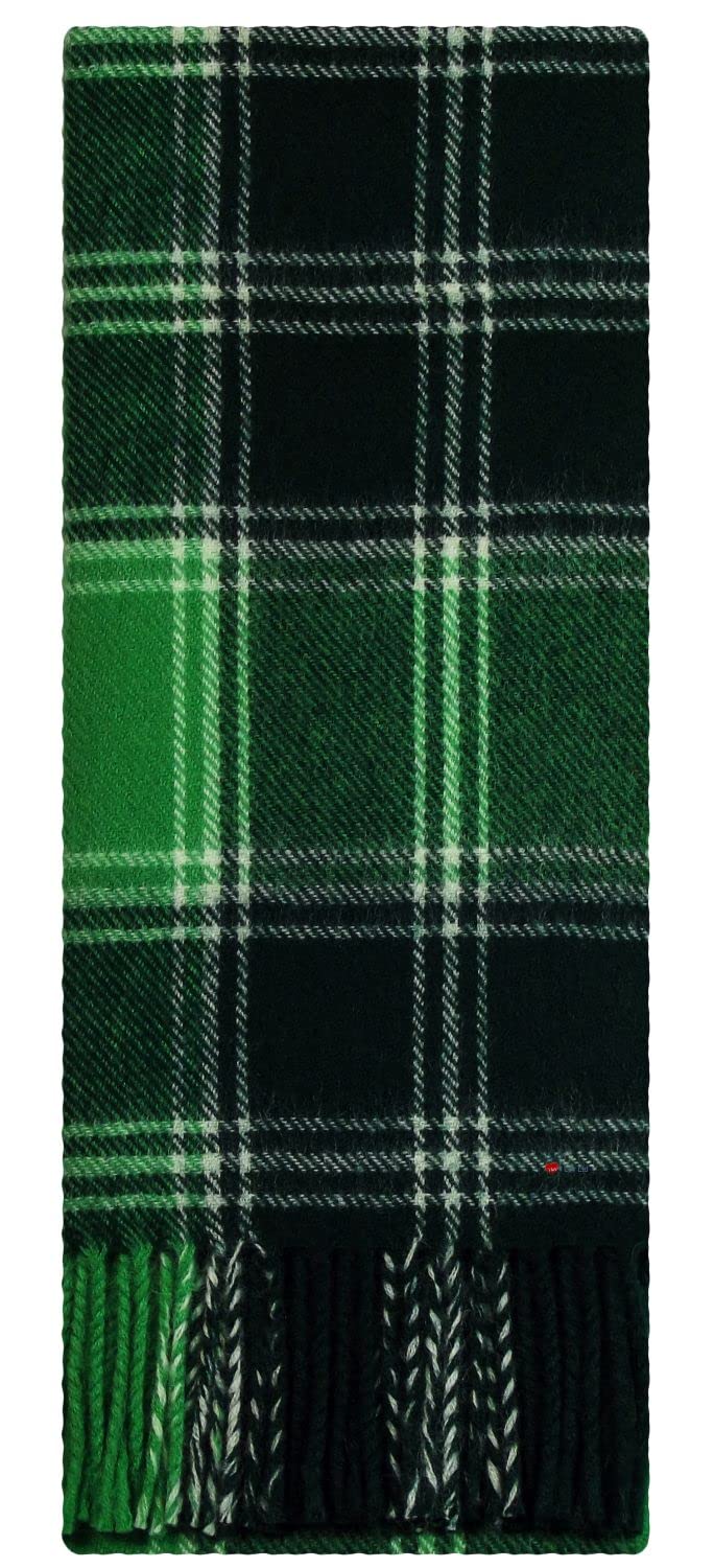 I LUV LTD MacDonald Lord of the Isles Ancient Tartan Plaid 100% Lambswool Clan Scarf