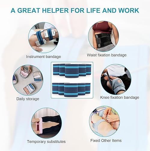 Miniatura 9 de Elitzia Vendaje elástico azul y tradicional Royal Blue Binding Strape para Beuty Machine Lipolaser bandas piezas de repuesto uso 3 tamaño 10 piezas