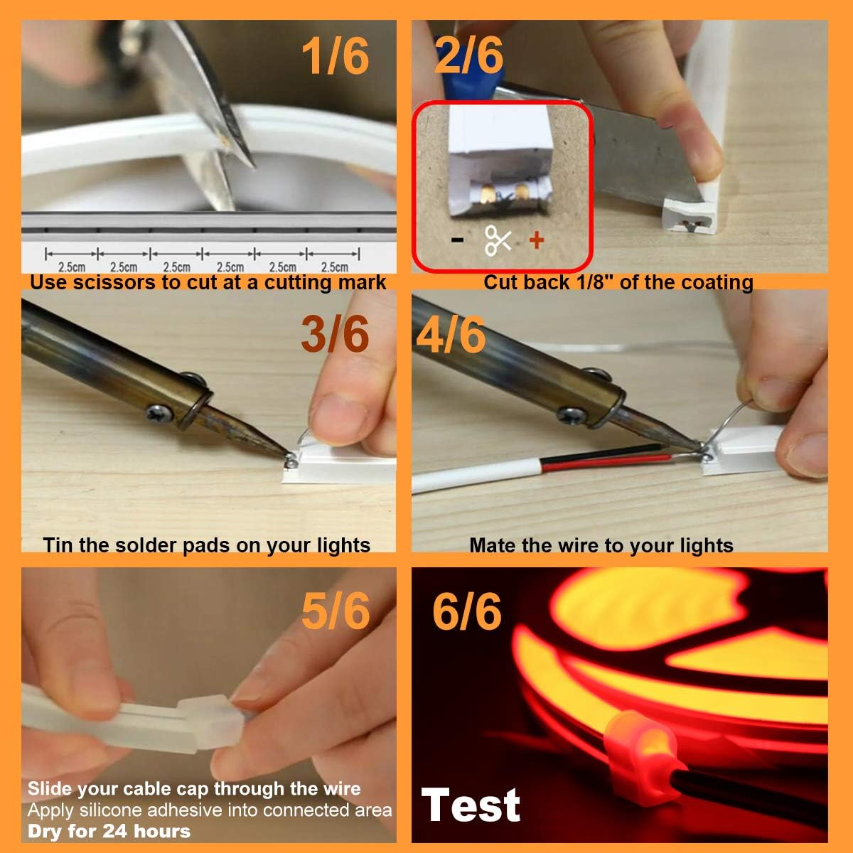 Best Quality 🔥 Pearlight DC12V Neon Led RGB Rope Light, Flexible/Waterproof/Multi-Color/Remote Control for Home/Garden/Architectural Decoration (10 FT / 3 Meters, RGB)