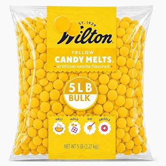 Yellow Candy Melts 5 LB Bulk Confectionery Coating