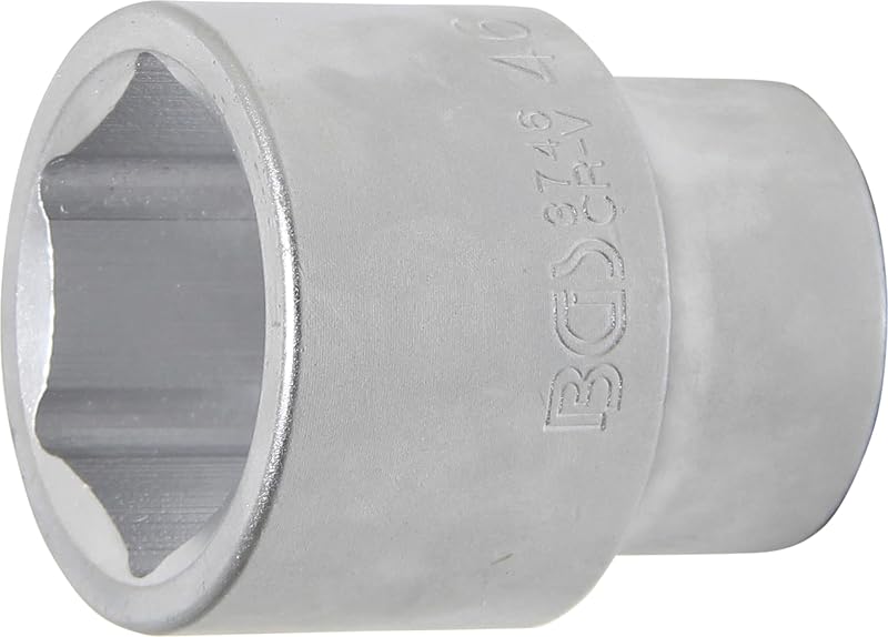 Soquete sextavado BGS 3746 "Pro Torque" com encaixe de 25,4 mm (1") e abertura de 46 mm