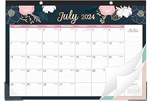 2024-2025 Large Desk Calendar with US Federal Holidays