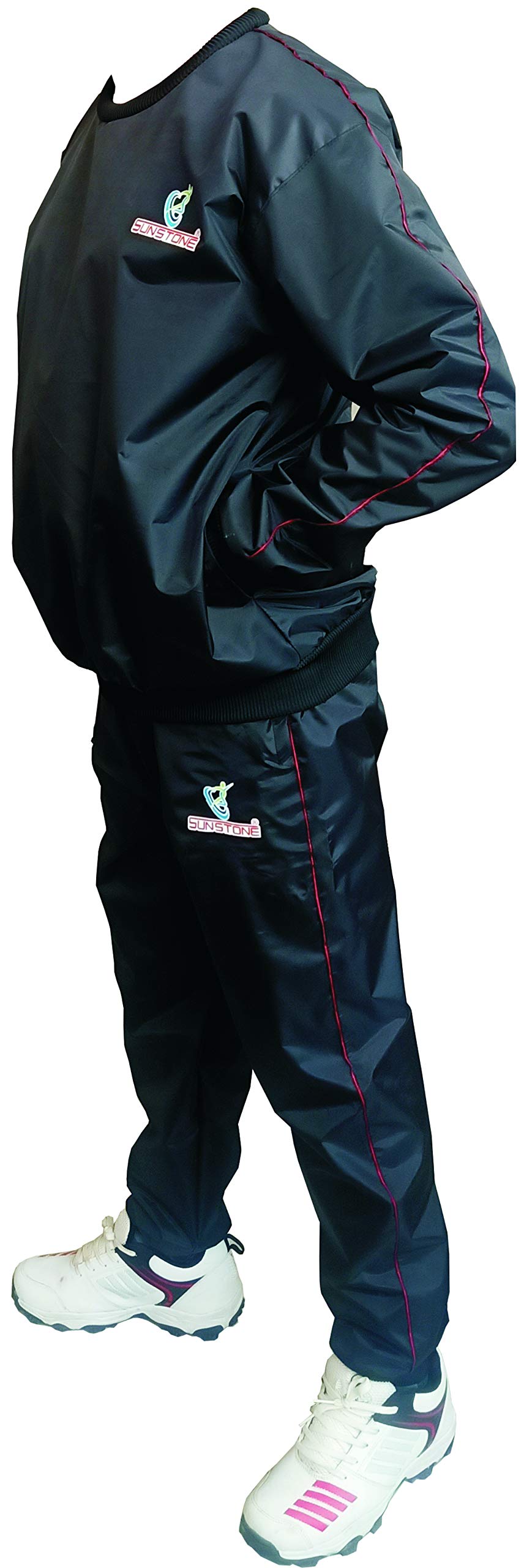 S & R INTERNATINAL Running Fitness Sauna Sweat Suit Slimmer Slimming Weight Loss for Fitness SKU: Sauna Sweat Suit- (Medium) (B08T1LZN3Q) Amazon Price History, Amazon Price Tracker