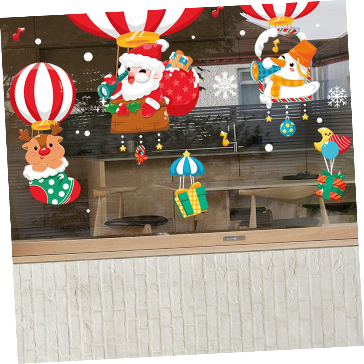 Zerodeko 3 Ensembles Autocollant Christmas Decoration Noel Stickers Mural Adhésif Mural Decoration De Noel Décoration De Noel Decor De Noel Décor Noel Fenêtre Noël Pvc 2 Pièces * 3