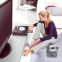 Vista 6 de Kigley Jewel Cases Estuche estándar individual transparente para CD Funda de DVD Protección de reemplazo (Negro)