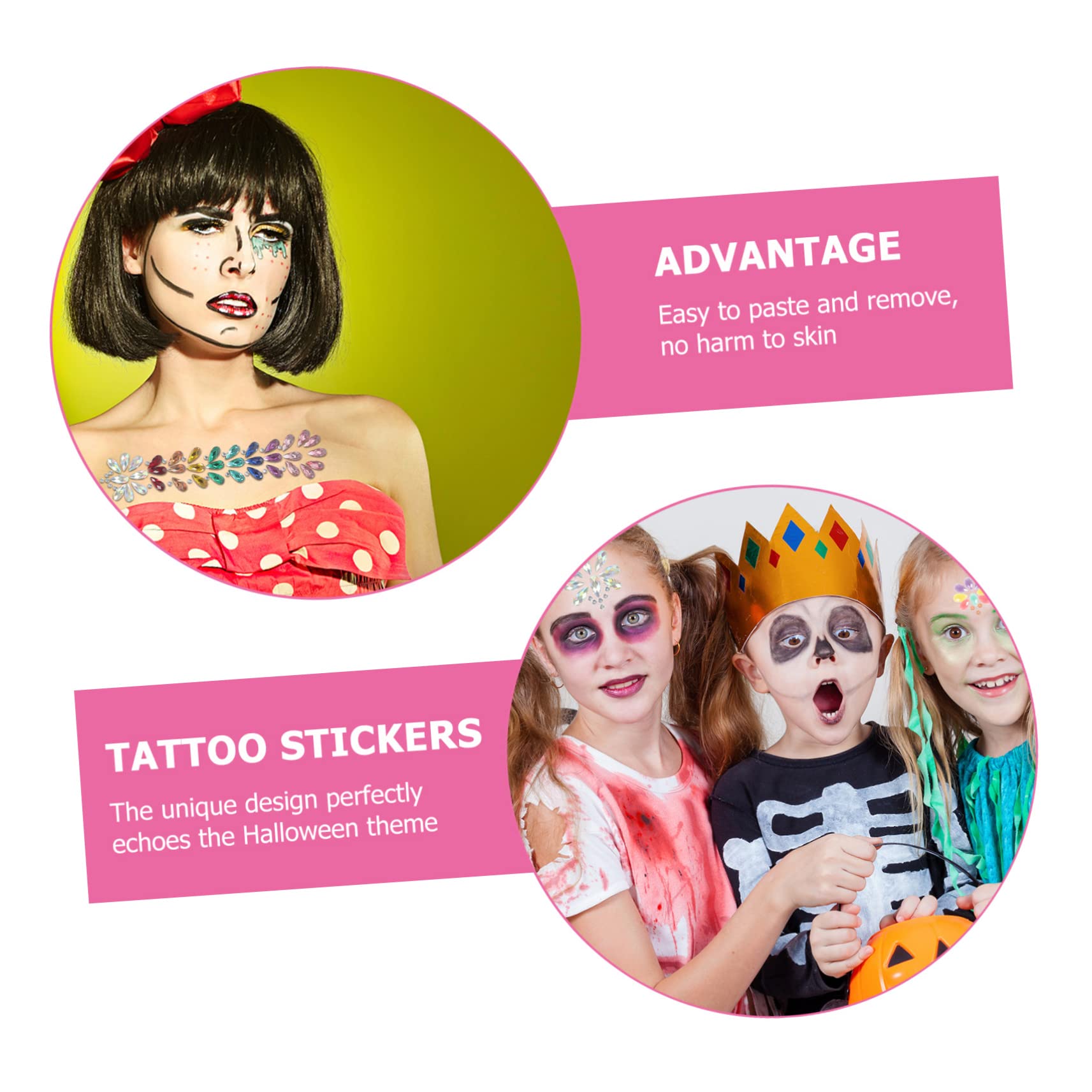 15hojas Gemas Faciales Autoadhesivas Para Maquillaje Para Fiestas Cosplay y Eventos Especiales Agrega Brillo y Glamour Tu Look