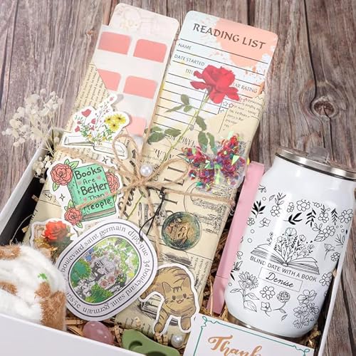 LongGenius Blind Date with a Book Present Box, Personalized Mystery Book Present, Present for Bookworms, Surprise Book, Thriller, Dark Romance, Love, Suspense