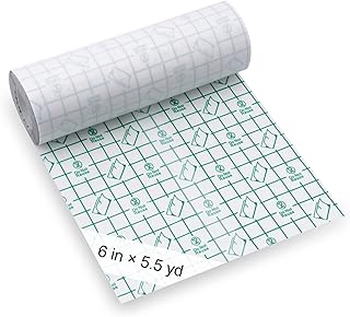 6 in x 5.5 yd Second Skin Tattoo Cover Wrap, Tattoo Aftercare Bandage Protection Film for Optimal Skin Healing and Recovery, Waterproof, Transparent, Breathable, Easy Removal