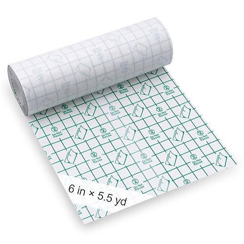 Gecyfit 6 in x 5.5 yd Second Skin Tattoo Cover Wrap, Tattoo Aftercare Bandage Protection Film for Optimal Skin Healing and Recovery, Waterproof, Transparent, Breathable, Easy Removal